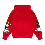 Iceberg Felpa Tinta Unita con Cappuccio E Stampa per Bambino MFICE5105J ROSSO ICEBERG 