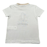 Manuel Ritz T-Shirt Girocollo Tinta Unita con Ricamo per Bambino MR3117X BIANCO MANUEL RITZ 
