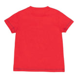 Guess T-Shirt Gircollo Tinta Unita con Stampa per Neonato I2GI02K8HM3 ROSSO GUESS 