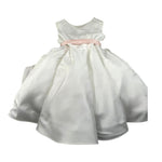 Bella Brilli Abito Cerimonia Tinta Unira Giromanica per Bambina BB902546 BIANCO BELLA BRILLI 