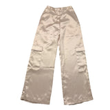 Hinnominate Beige Palazzo Pants Solid Color For Girls