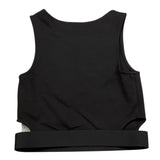 Calvin Klein Top Giromanica Tinta Unita per Bambina IG0IG02869X NERO CALVIN KLEIN 