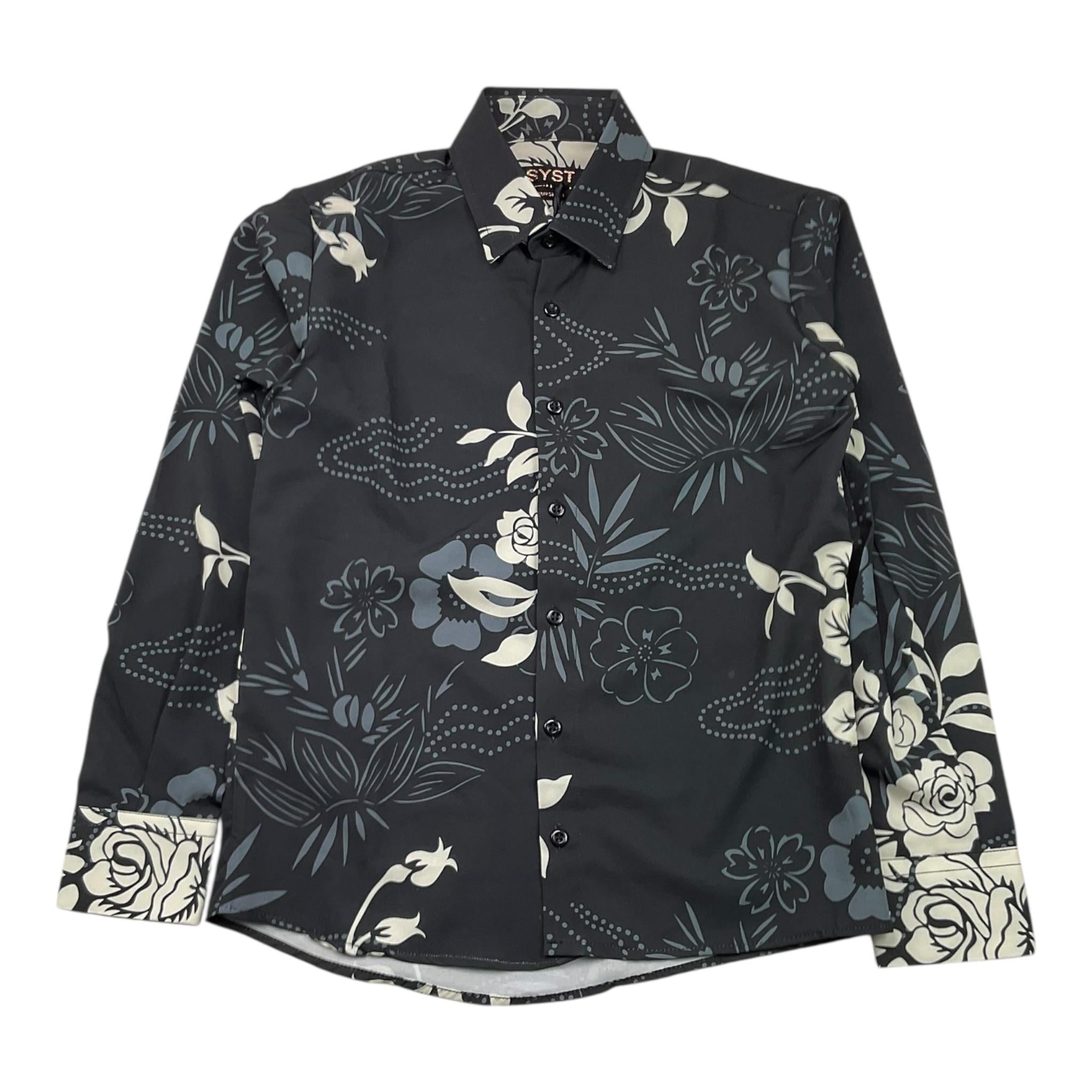 STAY STREET camicia tinta unita con stampa rose Nero per Bambino CB905 NERO STAY STREET 