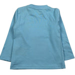 John Richmond Shirt Girocollo Tinta Unita con Logo per Neonato RIP26105TS AZZURRO JOHN RICHMOND 