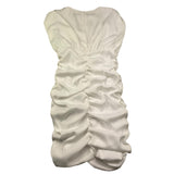 Fun & Fun Abito Mezza Manica Tinta Unita per Bambina FJDR01568 BIANCO FUN & FUN 