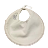Minu' Plain Bib With Logo Print And Contrasting White Profiles For Newborns