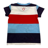 Trussardi Multicolor Crewneck T-Shirt with Multicolor Print for Newborns