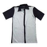 Brian Rush Two-Tone Blue/Light Blue Half Sleeve Shirt For Boys