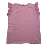 Babe &amp; Tess Solid Color Crew Neck Pink Tank Top For Girls
