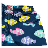 Saint Barth Costume Tinta Unita con Stampa Pesci per Bambino JEA0004XXX BLU SAINT BARTH 