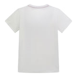 Guess T-Shirt Girocollo Tinta Unita con Stampa per Neonato N5RI00K8HM4 BIANCO GUESS 