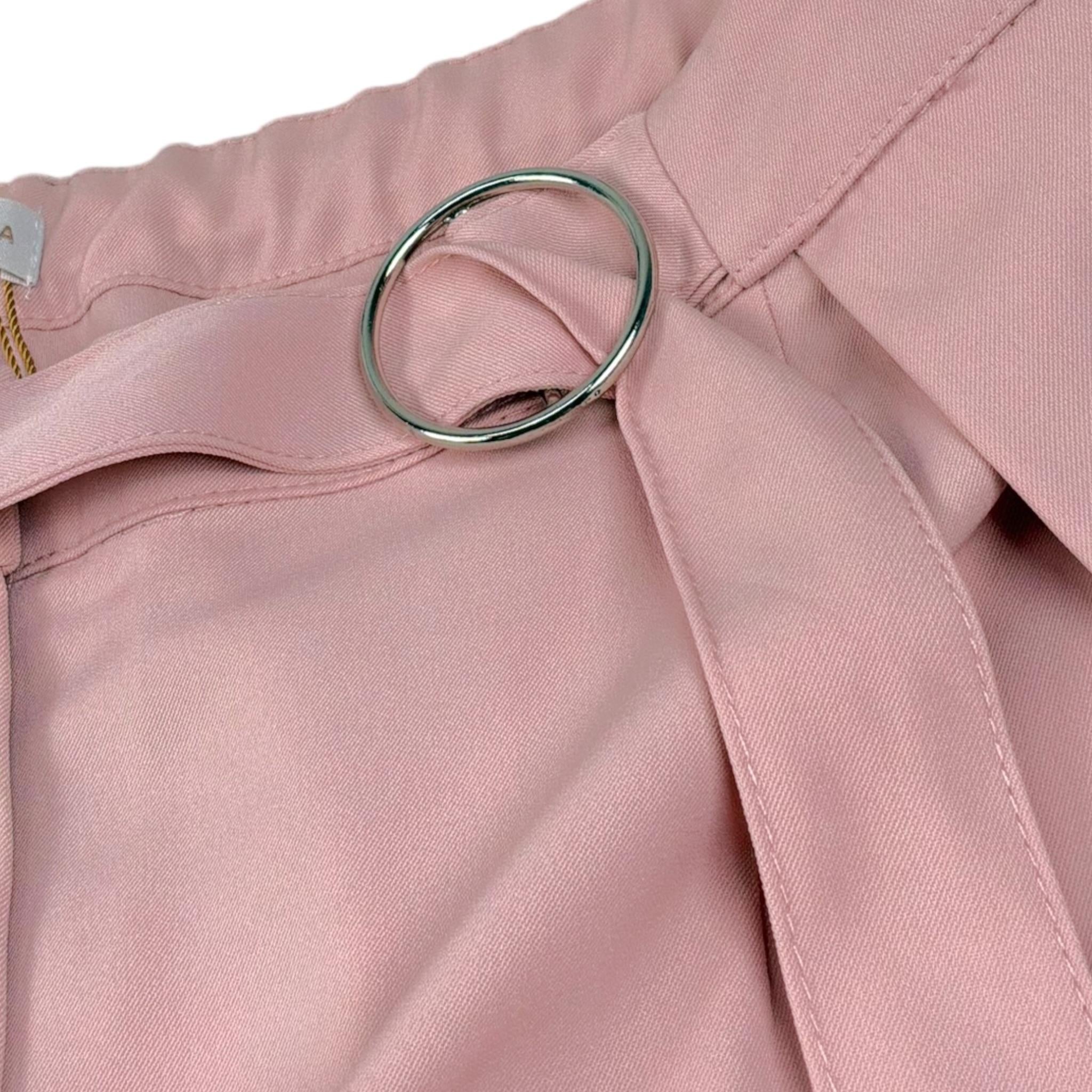 Alice Pi Pantalone Tinta Unita Modello A Palazzo per Bambina 2419 ROSA ALICE PI 