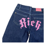 JOHN RICHMOND jeans tinta unita con stampa Blu per Bambina RGA24130JEXX BLU JOHN RICHMOND 