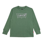 LEVI'S shirt girocollo tinta unita con stampa logo Verde per Bambino 8EL184 VERDE LEVI'S 