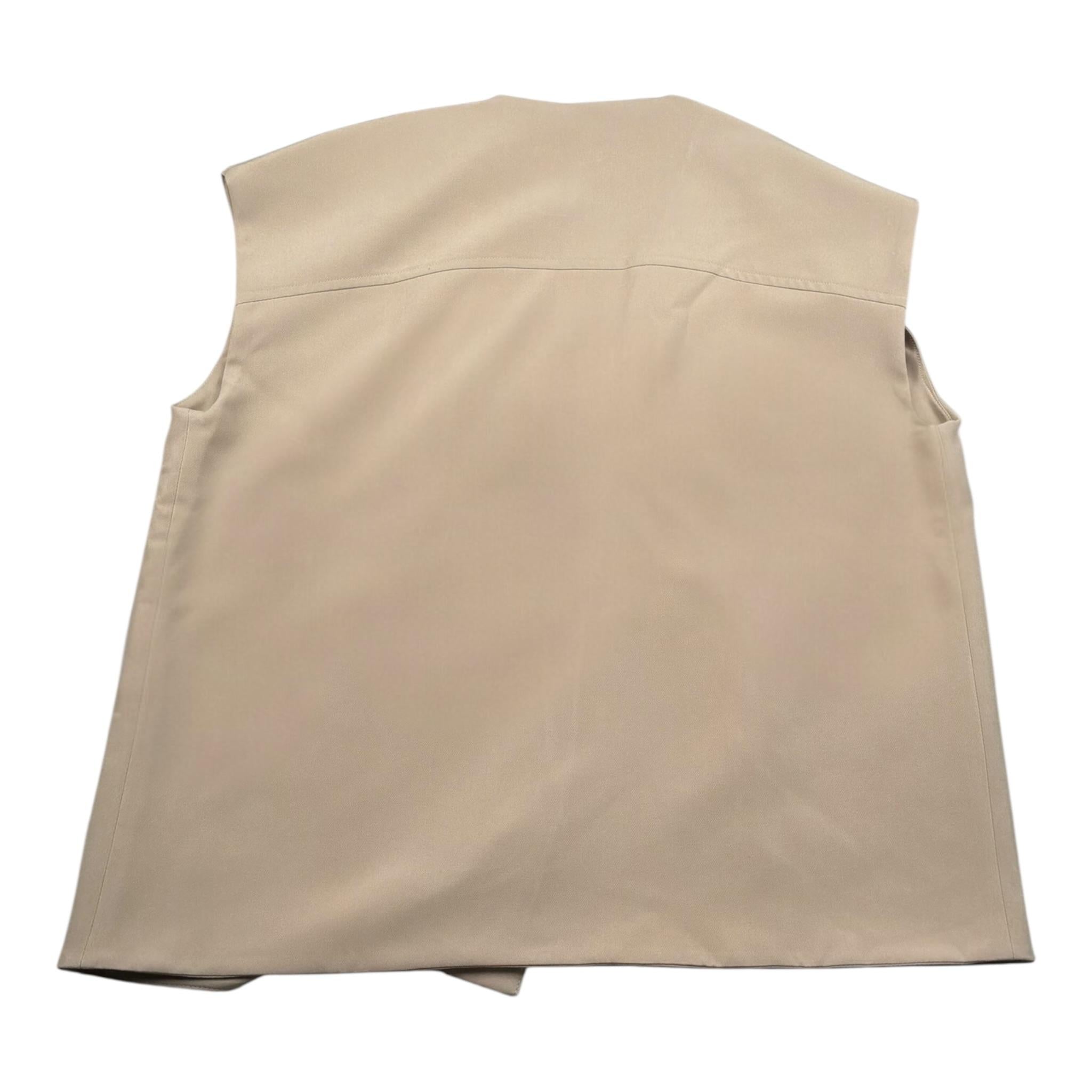 Daniele Alessandrini Gilet Tinta Unita con Bottoni per Bambino 1236BZ00209 BEIGE DANIELE ALESSANDRINI 