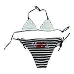 Saint Barth Costume 2 Pezzi Triangolo-Slip per Bambina 00890L BIANCO SAINT BARTH 