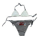 Saint Barth Costume 2 Pezzi Triangolo-Slip per Bambina 00890L BIANCO SAINT BARTH 