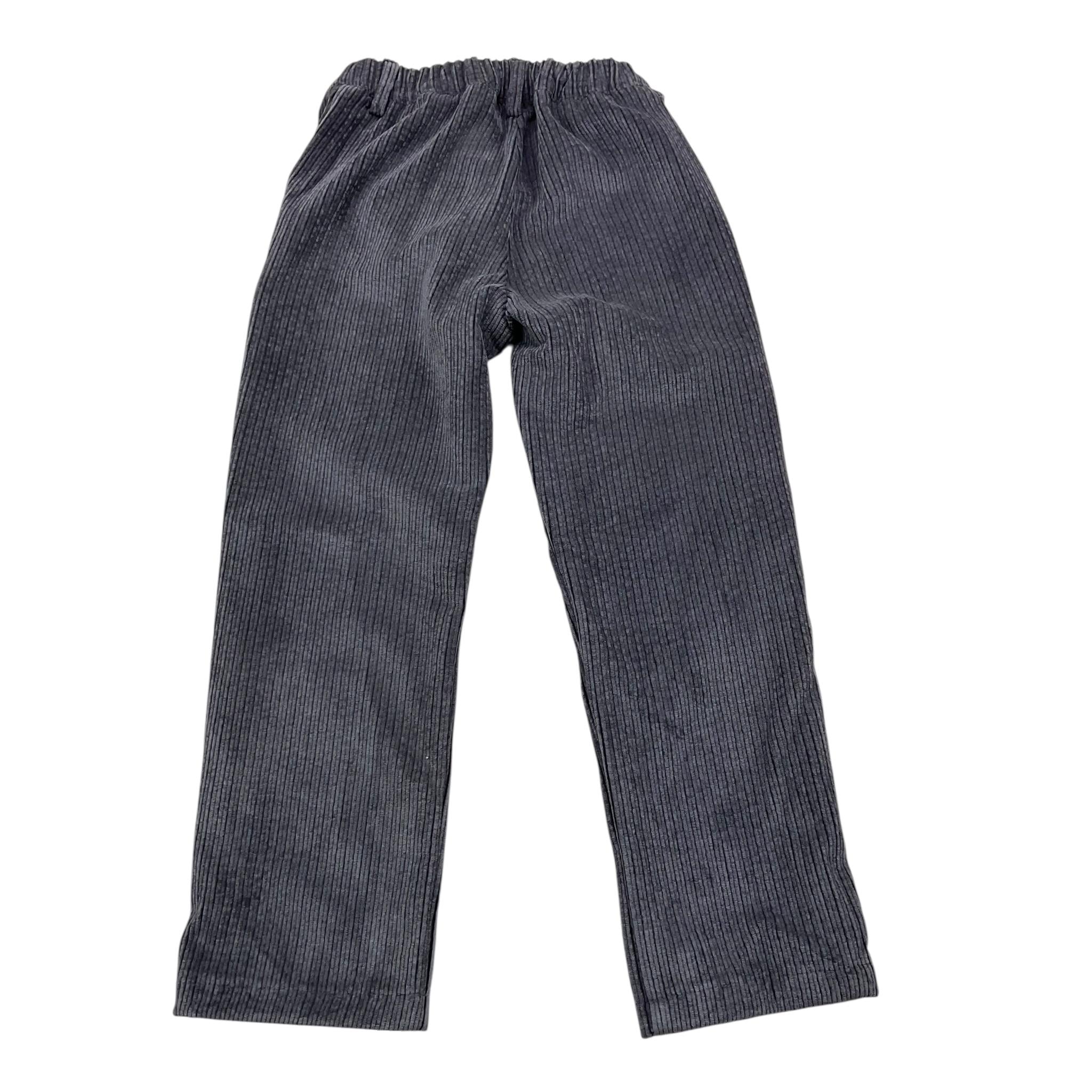 LALALU' pantalone tinta unita in velluto Grigio per Bambino PTL140LB GRIGIO LALALU' 