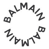 Balmain T-Shirt Crew Neck Solid Color With White Logo For Boys