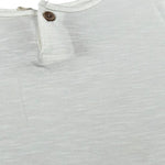 Petit Indi T-Shirt Tinta Unita con Bottone per Bambina SS24BK8308 BIANCO PETIT INDI 