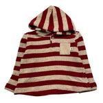 PETIT INDI maglia fantasia a righe con cappuccio Rosso per Neonato AW24B7644 ROSSO PETIT INDI 