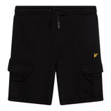 Lyle&Scott Bermuda Tinta Unita con Stampa per Bambino 48742 NERO LYLE&SCOTT 