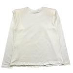 NAIDA shirt girocollo tinta unita con borchie Panna per Bambina NATS182 PANNA NAIDA 