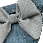 Saint Barth Costume Modello Slip con Fiocco per Neonata 00052L AZZURRO SAINT BARTH 