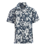 Dan John Blue Print Half Sleeve Solid Color Shirt For Boys