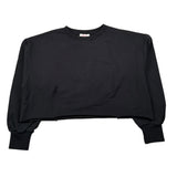 Imperial Felpa Chiusa Modello Crop Tinta Unita per Bambina LB39042G75 NERO IMPERIAL 