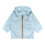 K-Way Giubbino Tinta Unita con Zip E Cappuccio per Neonato K2137XWXXXX AZZURRO K-WAY 