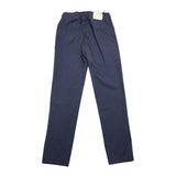 Jeckerson Solid Color Pants With Elastic Waist Blue For Boys
