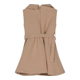 FUN & FUN abito giromanica tinta unita cn bottoni Beige per Neonata FNDR00399 BEIGE FUN & FUN 