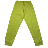 Datch Pants Tracksuit Model Solid Color With Cuffs Green For Boys