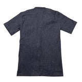 Brian Rush Two-Tone Blue/Light Blue Half Sleeve Shirt For Boys