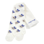 MONNALISA calze tinta unita con stampa  Bianco per Bambina 39D009 BIANCO MONNALISA 