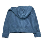 SAINT BARTH felpa tinta unita con zip e cappuccio Blu per Bambina DAIANA BLU SAINT BARTH 