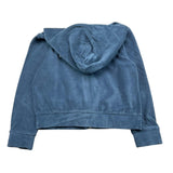 SAINT BARTH felpa tinta unita con zip e cappuccio Blu per Bambina DAIANA BLU SAINT BARTH 