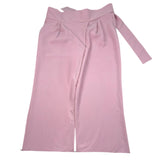 Xacus Pantalone Modello A Palazzo Tinta Unita per Bambina SAMANTHA ROSA XACUS 