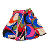 Meimeij Solid Color Elastic Waist Shorts Grey For Girls