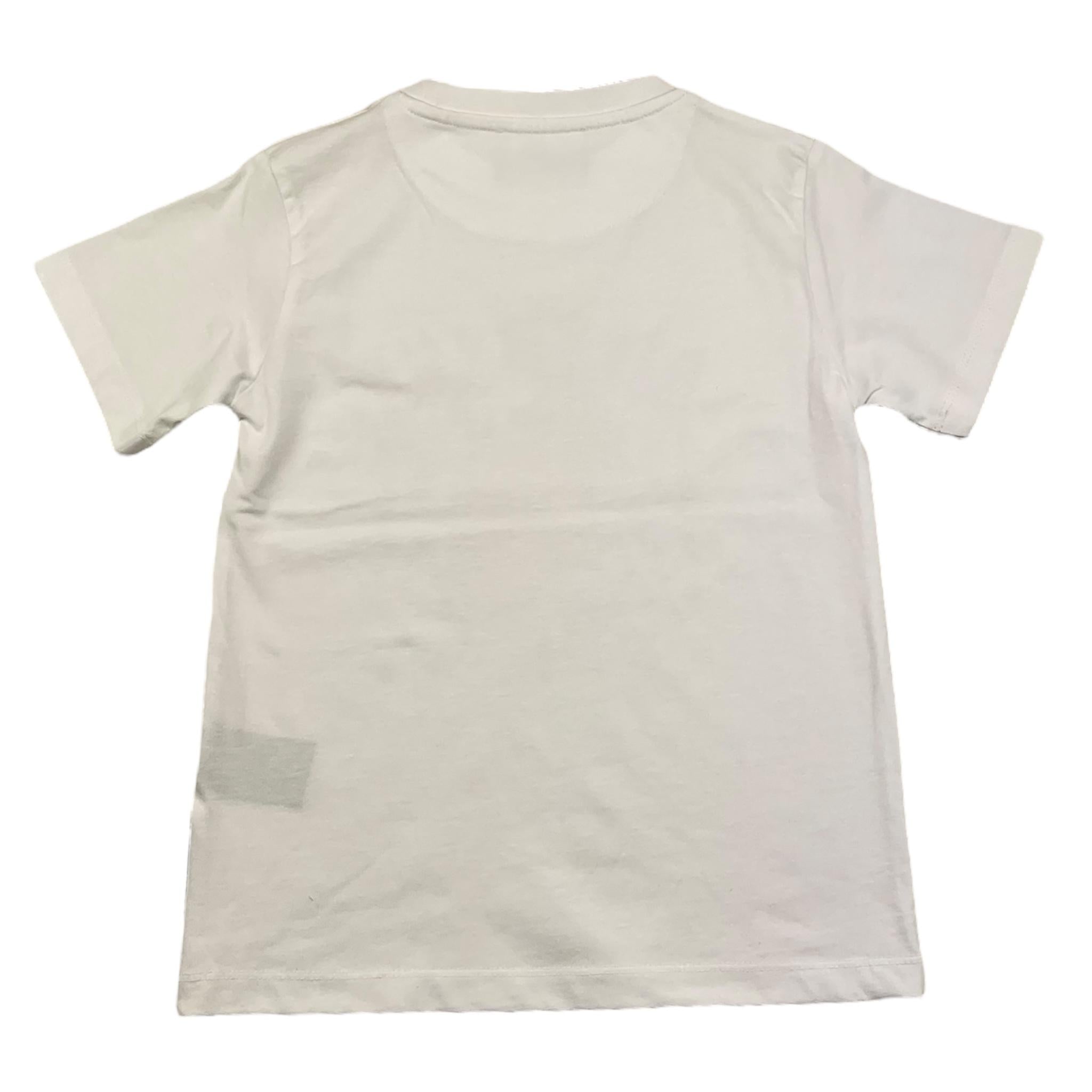 JOHN RICHMOND t-shirt girocollo tinta unita con stampa in contrasto Bianco per Bambina RGA25095TS BIANCO JOHN RICHMOND 