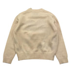 SAINT BARTH maglia gircollo tinta unita con stampa Panna per Bambina BIGCOURMA PANNA SAINT BARTH 