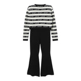 LIU JO completo 2 pezzi maglia-pantalone modello zampa Bianco/nero per Bambina GF413555 BIANCO/NERO LIU JO 
