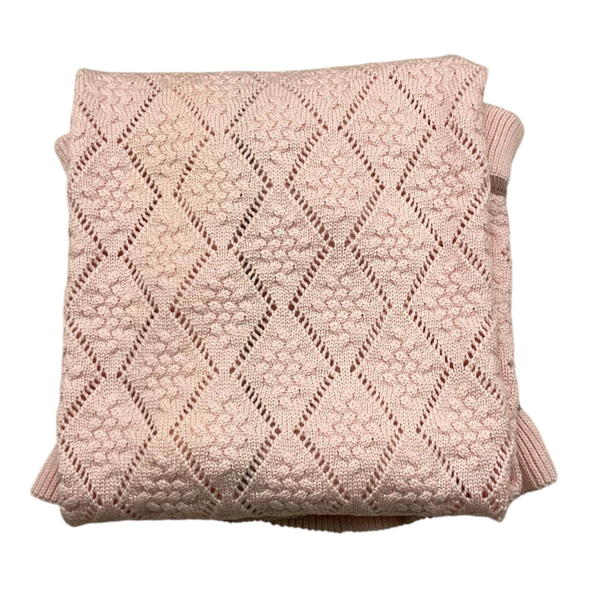 COLORI CHIARI coperta tinta unita con ricami Rosa per Neonata FF777194 ROSA COLORI CHIARI 