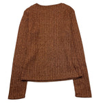 FUN & FUN maglia tinta unita girocollo Marrone per Bambina FCJTS00084X MARRONE FUN & FUN 