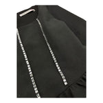 PATRIZIA PEPE abito tinta unita con applicazioni brillantini Nero per Bambina 7A0527 NERO PATRIZIA PEPE 