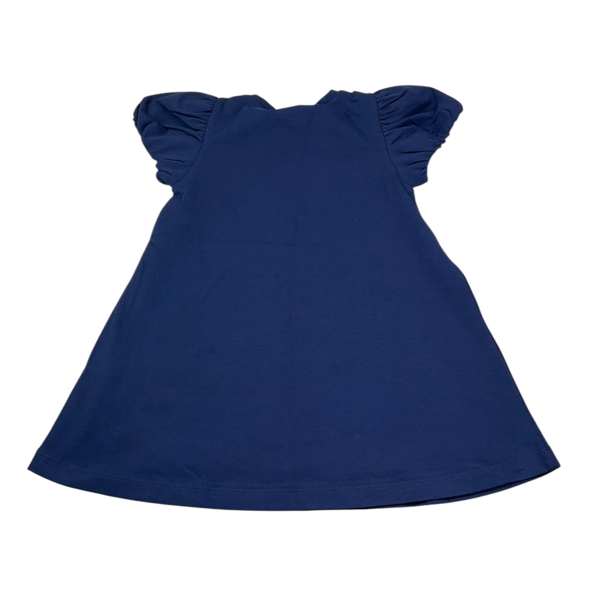 Liu Jo Abito Tinta Unita con Brillantini per Bambina KA5037 BLU LIU JO 