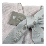 Marlu' Coperta Tinta Unita con Fiocco per Neonata ELCUORE ROSA MARLU' 