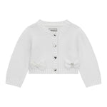Guess Cardigan Tinta Unita  per Neonata A4RR00Z3CK0 BIANCO GUESS 