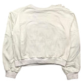 Twinset Crewneck Sweatshirt With Cream Applique For Girls